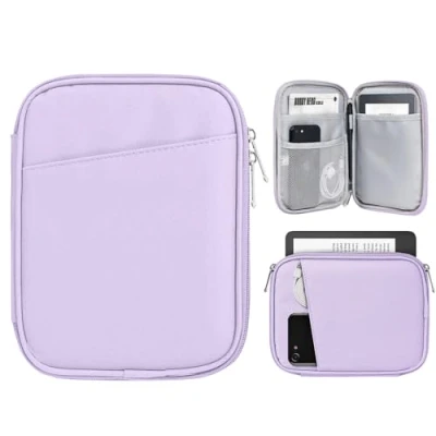 Immagine di TiMOVO 6 7 Pollici Custodia per Tablet Nuovo Kindle Paperwhite E Colorsoft Signature Edition, Protettiva con Tasca Reader/Kindle Oasis, Lavanda