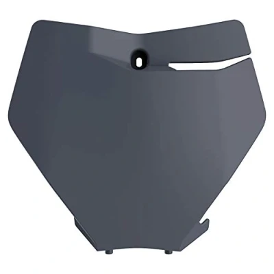 Immagine di Polisport 8666400007 Tabella portanumero Replica OEM Realizzata in plastica Lucida Resistente e Durevole Compatibile con Le Moto KTM Colore Nardo Grigio