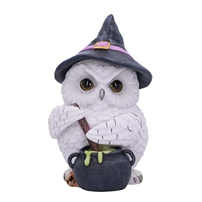 Immagine di Nemesis Now Statuetta a forma di gufo, 17,5 cm, colore: Bianco
