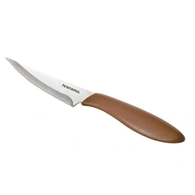 Immagine di Tescoma Pizza Presto Coltelli, Set 6 Pezzi, Lunghezza Lama 10 cm, Marrone