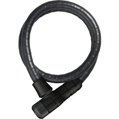Immagine di ABUS serratura a cavo corazzato Steel O Flex Microflex 6615K con supporto SCMU in acciaio armatura livello di sicurezza 5 120 cm