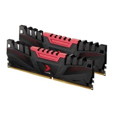 Immagine di PNY Kit di Memorie RAM DIMM XLR8 Gaming DDR4 3200 MHz 16GB (2x8GB), Rosso