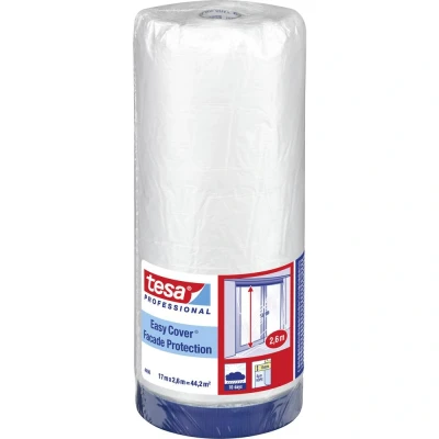 Immagine di tesa 04498 00002 00 Pellicola di protezione per superfici Easy Cover® Trasparente (L x L) 17 m 2.6 1 pz.