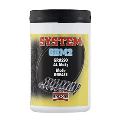 Immagine di Arexons System GMB2 Grasso al MoS2 1000 ml, lubrificante litio complesso, per organi meccanici, Antiossidante e antiruggine, Riduce l&#039;attrito