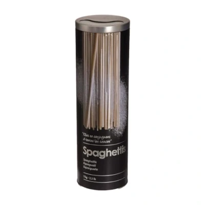 Immagine di 5five Scatola per Spaghetti in Metallo Black Edition Nera