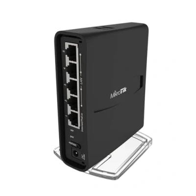 Immagine di Punti di accesso wireless Micro RBD52G 5HACD2HND TC per Hap AC2 (100, 96, 94, 80, 78, 75 73, 70, USB Tipo A, 2.5 DBI, 12 30 V, 15 W, Tabella ), nero