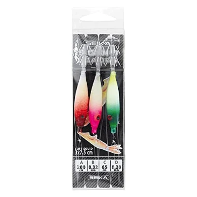 Immagine di Seika Totanare Esca Artificiale Squid Leader Silk Totanara per Seppia e Calamaro