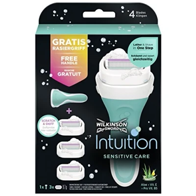 Immagine di Wilkinson Sword Intuition Sensitive Pro vitamin B5 Lamette da donna in confezione 3