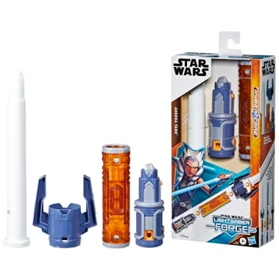 Immagine di Star Wars Hasbro Lightsaber Forge Kyber Core, Spada Laser Bianca Personalizzabile di Ahsoka Tano