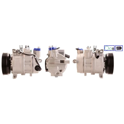 Immagine di LUCAS ACP541 Compressore Aria Condizionata PAG 46 R 134a con guarnizioni AUDI: A4 B7 Avant, A6 C6 Sedan