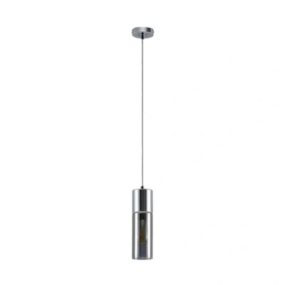 Immagine di lampada a sospensione &#039;Eleen&#039; dimmerabile (Giovanile) colore Grigio, in Vetro ad es. Soggiorno &amp; Sala da pranzo (1 luce, E27) di Lindby sospensione, soffitto,