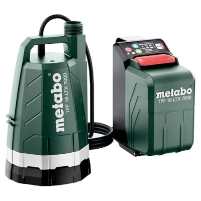Immagine di Metabo TPF 18 LTX 7000  Akku 601748850 Pompa a immersione 7000 l/h 9 m