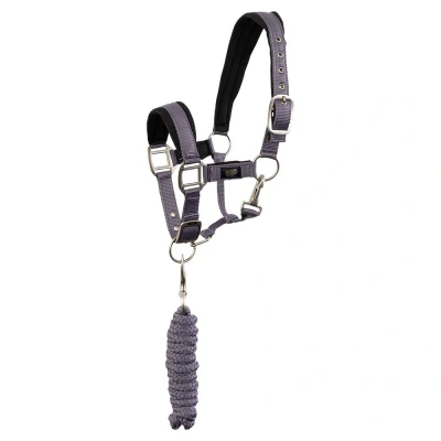 Immagine di BR Mini cavezza per cavallo con corda Shetland Viola
