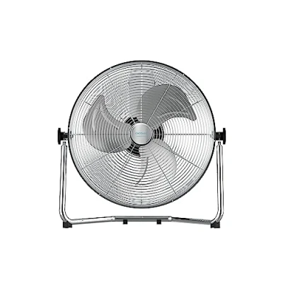 Immagine di Cecotec Ventilatore da Pavimento EnergySilence 4300 Pro. 110 W, 3 Pale Metalliche 18&quot; (45 cm), Velocità, Motore in Rame, Inclinazione Regolabile, Finitura Cromata