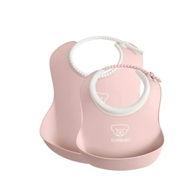 Immagine di BabyBjörn Set di Bavaglini, Rosa chiaro