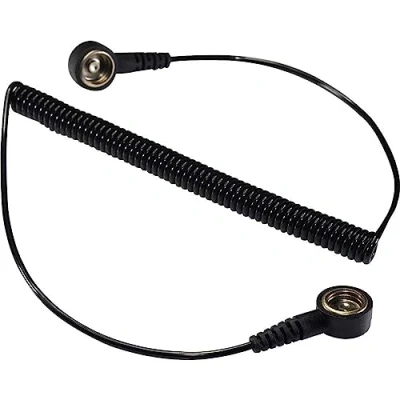Immagine di Cavo di messa a terra antistatico (ESD) TRU COMPONENTS SpKL 10 366 KK 1364537 3.66 m 1 pc(s)