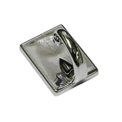 Immagine di Gardinia Set di 2 Ganci per Asta Tenda, in plastica, cromati, ABS, 2.5 cm, unità