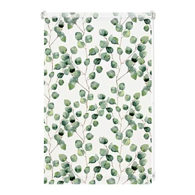 Immagine di GARDINIA Tenda a rullo Digiprint, Isabella, Fissaggio incastro, Stampa digitale, Opaca, Incl. materiale di montaggio, Bianco/Fantasia, 100 x 150 cm (LxH)