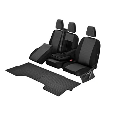 Immagine di Coprisedili su misura Hero e tappetini in gomma compatibili con Iveco Daily dal 2014 Un set