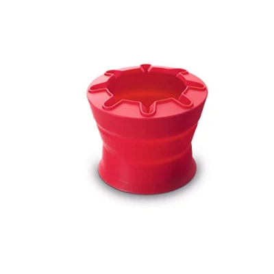Immagine di LAMY 1231402 Aquaplus 543 Bicchiere per acqua pieghevole con portapenne, colore: Rosso