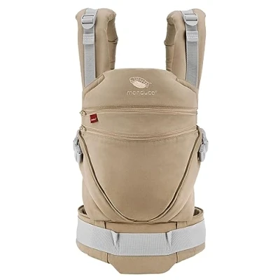 Immagine di manduca XT &gt; &lt; Marsupio e porta bebè ergonomico con sedile regolabile per neonati dalla nascita &amp; bambini fino a 20 kg, cotone biologico (Monochrome Nougat)