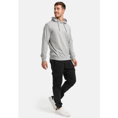 Immagine di Indicode Uomini Simpson Hoodie Felpa con Cappuccio Lt Grey Mix S