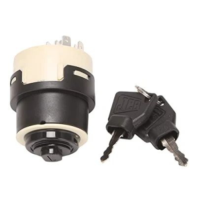 Immagine di Ghulumn Interruttore di Accensione con 2 Chiavi per JCB 3CX 4CX 85804674 701/80184 50988