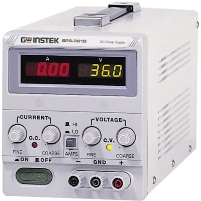 Immagine di GW Instek SPS 3610 Alimentatore da laboratorio regolabile 0 36 V/DC 10 A 360 W Remoto Num. uscite 1 x