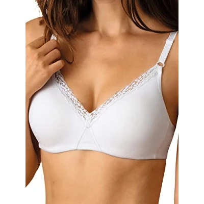 Immagine di Nur Die Reggiseno in Pizzo di Cotone, Opaque, Bianco, 5B Donna