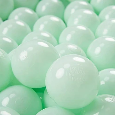 Immagine di KiddyMoon 700 Palline/7Cm Palline Morbide Colorate per Piscina Bambini Fatto in EU, Menta