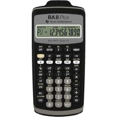 Immagine di Texas Instruments TI BA II Plus Calcolatrice finanziaria VE=1