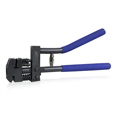 Immagine di CCLIFE Pinza Punch Tool Flanging Perforatrice Pelle Piega Barre Ferro Lamiera Combinata Multiuso Testa Girevole, 5 mm con foro timbro