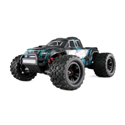 Immagine di Amewi Hyper Go MTX10 Blu Brushless 1:10 Automodello Elettrica Monstertruck RtR 2,4 GHz