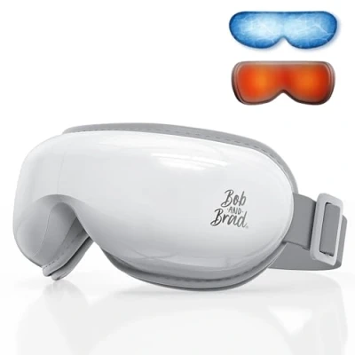 Immagine di Bob and Brad EyeOasis 3 Massaggiatore Occhi con Riscaldamento e Freddo, Compressione Massaggio Musica, Oculare per il Relax Degli Occhi, Alleviare Secchi, Regali di Compleanno