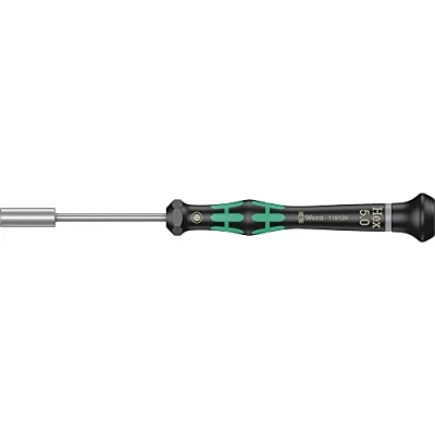 Immagine di Wera 2069 Elettronica e meccanica di precisione Cacciavite a esagono esterno Dimensione chiave (metrica): 5 mm Lunghezza della lama: 60 DIN ISO 691
