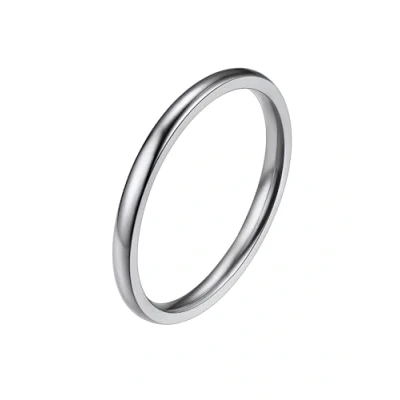 Immagine di PROSTEEL Anello Uomo Acciaio Inossidabile Donna Anelli Colore Argento Fede a Fascia Misura 19