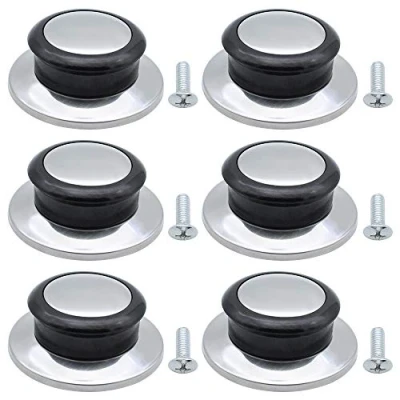 Immagine di DXLing 6 Pezzi Manopola Pentola del Coperchio di Resistente al Calore Universale Plastica Sollevamento Maniglia della Cucina Casa Parti Ricambio per Pentole