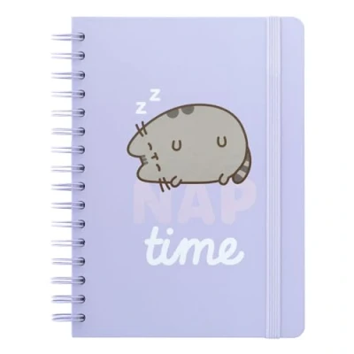 Immagine di Grupo Erik: Quaderno ad anelli Pusheen Moments A5, copertina rigida, chiusura elastica, carta di alta qualità, pagine puntinate, Bullet Journal, Gadget