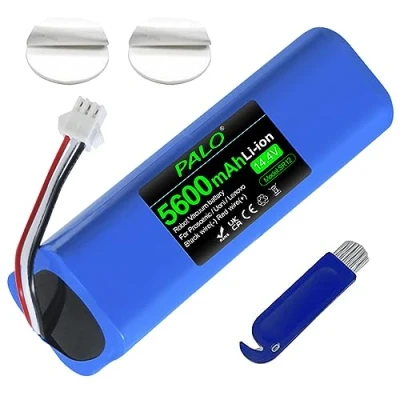 Immagine di 14.4V/5600mAh Batteria per Proscenic M7 M8 Pro/Xiaomi Viomi S9/ Uoni V980 Plus/Roidmi Eve Plus/Lydsto R1/Tesvor M1/ Neabot N1 N2 Hoover