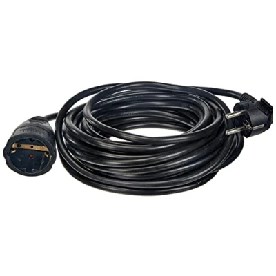 Immagine di UNITEC Schuko Prolunga H05VV F3G1,5mm², IP 20, 10 m, colore: Nero
