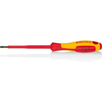 Immagine di Knipex VDE Cacciavite a taglio Larghezza della lama: 4 mm Lunghezza 100 DIN EN 60900