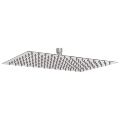 Immagine di vidaXL Testa Doccia a Pioggia Acciaio Inox 304 30x20 cm Rettangolare, soffione Pioggia, Bagno, Parte