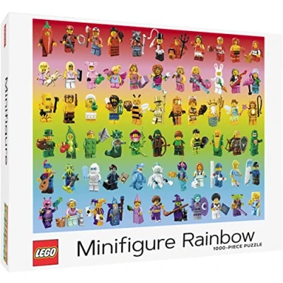 Immagine di Chronicle Books Rainbow Puzzle, Colore Lego Minifigure Arcobaleno, 9781797214382