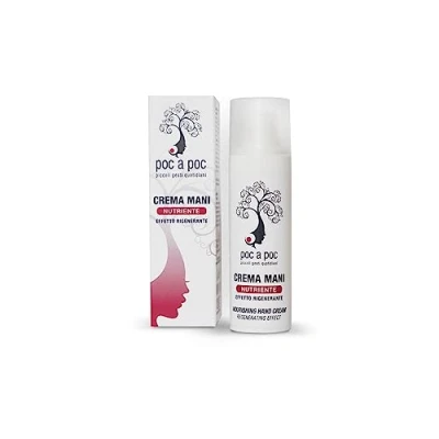 Immagine di POC A Crema Mani Nutriente con Estratto di Fragole Burro Karitè Olio Jojoba Vitamine C E