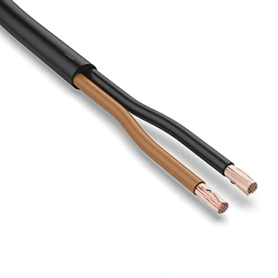 Immagine di AUPROTEC FLYY Cavo elettrico a 2 fili, 5 m, x 1,5 mm², colore: Nero/Marrone