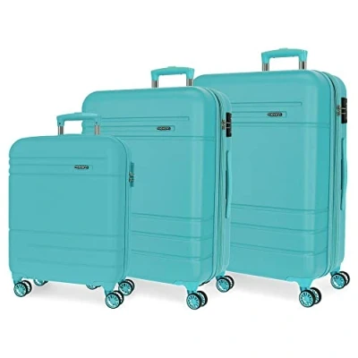 Immagine di MOVOM Galaxy Set di valigie rosse 55/68/78 cm Rigida ABS Chiusura a combinazione laterale 217L 11,64 kg 4 ruote doppie equipaggiamento mano