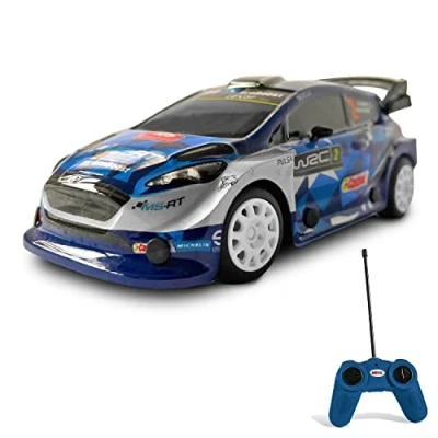 Immagine di Mondo Motors, Ford Fiesta WRC, modello in scala 1:24, velocità fino a 8 km/h, giocattolo per bambini 63537, blu