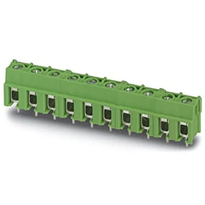 Immagine di Phoenix Contact 1988118 Morsetto a vite 4.00 mm² Numero Poli (num) 3 Verde 250 pz.