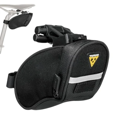 Immagine di Topeak Aero Wedge Pack, w/Fixer F11, Micro, Nero, L x H 6,6 14 8,1 cm / 2,6 &quot;x 5,5&quot; 3,2&quot;