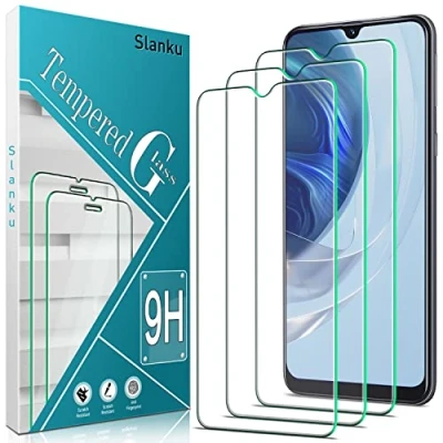 Immagine di Slanku 3 Pezzi, Vetro Temperato per Samsung Galaxy A40, Pellicola Prottetiva Anti Graffio, Durezza 9H, Senza Bolle, Impronte, 0,33mm Ultra Trasparente, Resistente